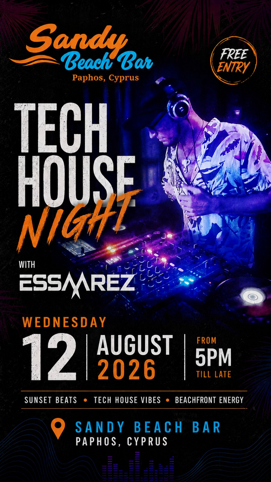 Tech House night @ Sandy Beach